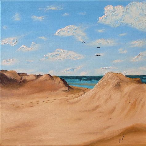 Sand Dunes Painting By Maria Woithofer Pixels