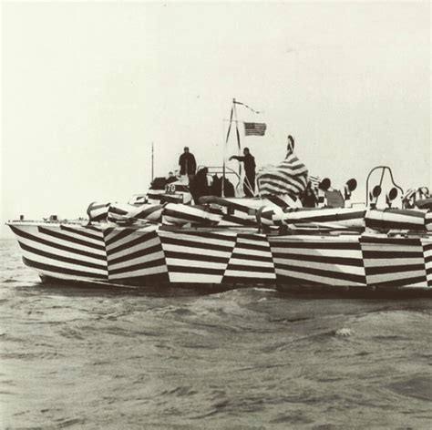Us Navy 80 Ft Elco Mosquito Boat Pt 170 Sporting Dazzle Camouflage