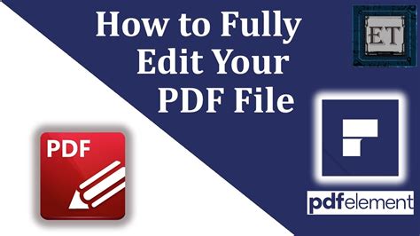 How To Fully Edit Your Pdf Documents With Pdfelement Windows And Mac