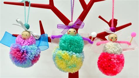 Pom Pom Fairies Dolls Diy Yarn Art Craft How To Make It