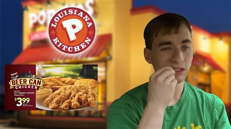 Popeyes Beer Can Rippin Chicken Food Review 180 Youtube