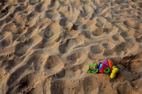 A Lonely Toy On The Beach Stock Image Image Of Peace 40119183
