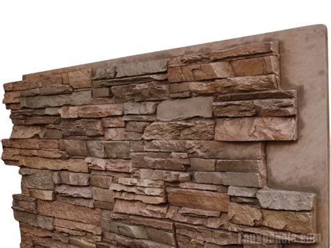 Norwich Colorado Stacked Stone Tall Earth Panel Pierres Empilées