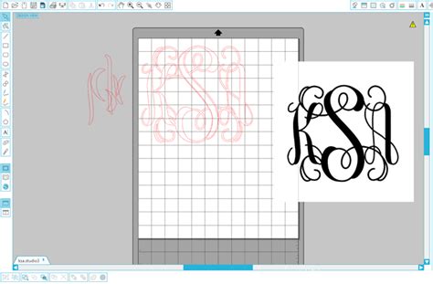 How To Create Monograms With Silhouette Silhouette Tutorial Poofy