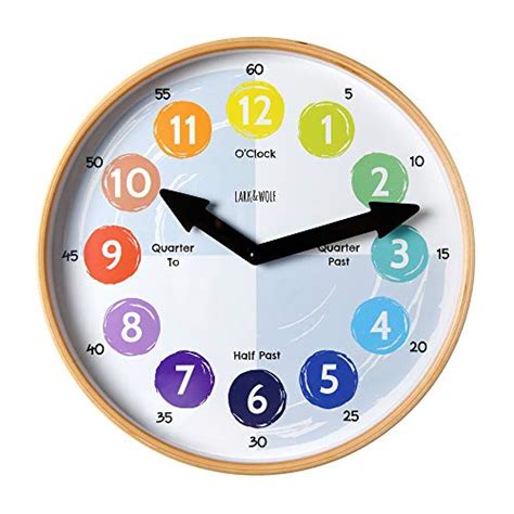 Telling Time Teaching Clock For Kids Learn To Tell The