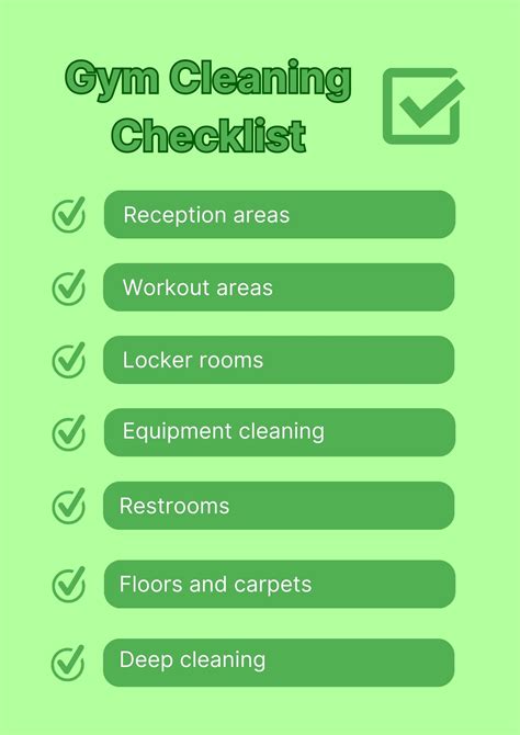 The Complete Gym Cleaning Checklist For Fitness Centres