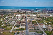 Aerial photo of downtown Gary, Indiana - JoeyBLS Photography JoeyBLS ...