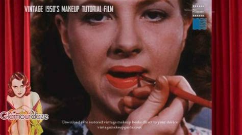 Vintage 1950s Makeup Tutorial Film Glamourdaze