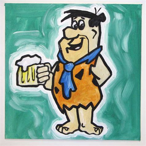 Fred Flintstone With Beer Ali Spagnola
