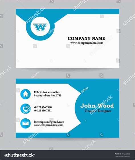 Ibm Business Card Template Professional Template