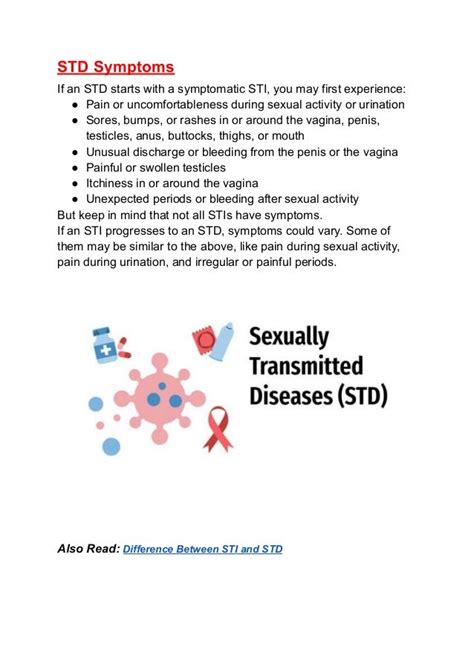 Sexually Transmitted Diseases Symptoms Causes And Treatment