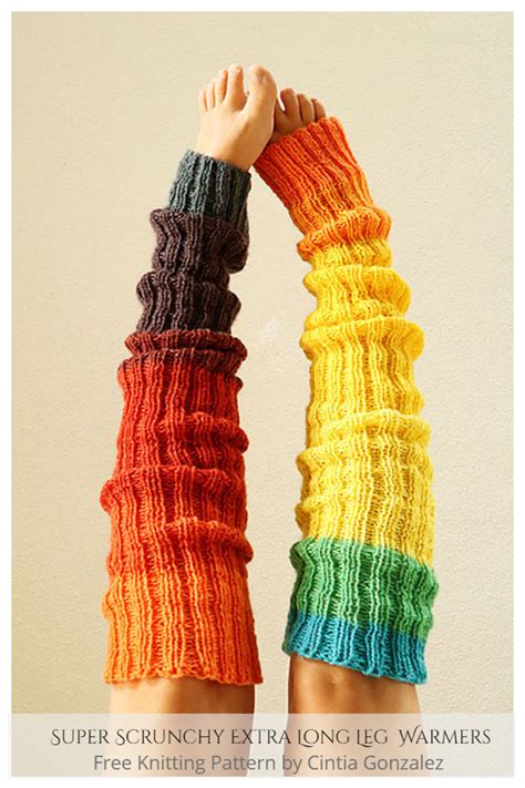 Leg Warmers Free Knitting Patterns Knitting Pattern