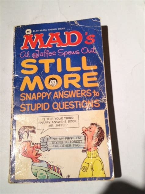 Snappy Answers To Stupid Questions 5 By Al Jaffee Ebay