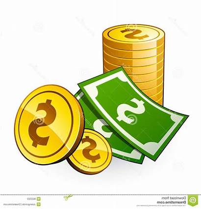 Clipart Pile Dollar Money Coins Clip Coin