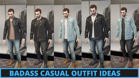 Gta V Online Badass Casual Outfit Ideas Youtube