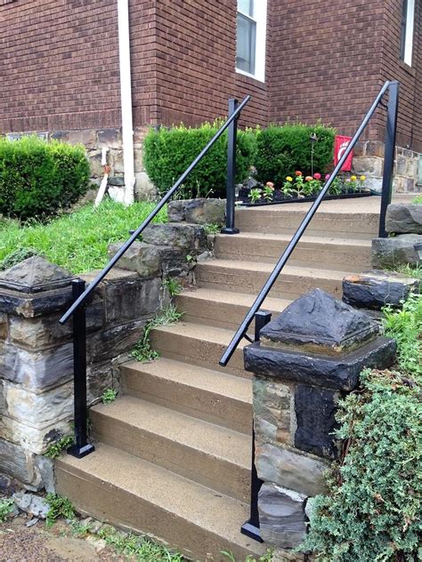 Continuous Handrail Installation In Pittsburgh Pa Aluminum Handrail