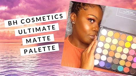 Bh Cosmetics Ultimate Matte Palette Tutorial Woc Beat Swatch Youtube