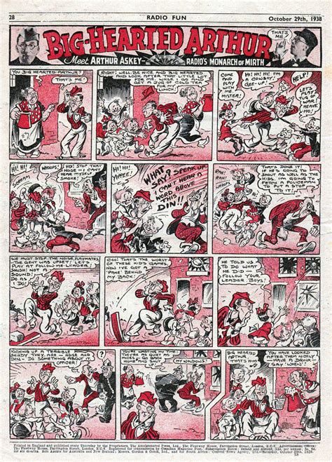 blimey the blog of british comics this week in 1938 radio fun no 3
