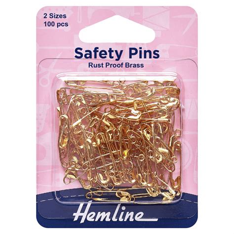 Safety Pins Assorted Value Pack 100 Pk Hemline