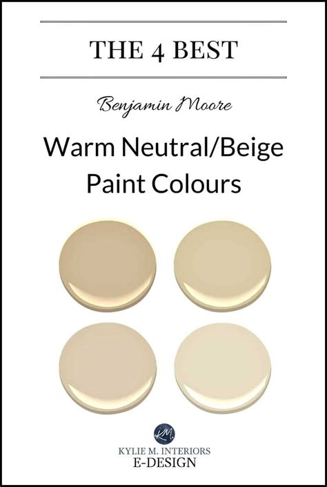 The Best Warm Neutral Beige Or Tan Paint Colours Kylie M E Design Benjamin Moore Color