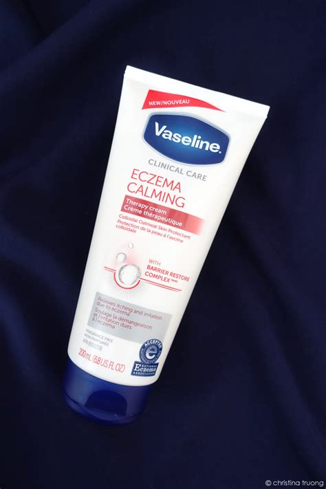 Vaseline Eczema Calming Therapy Cream Review Christina Truong