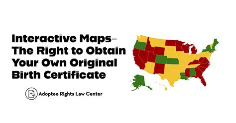 Interactive Adoptee Rights Maps Obc Adoptee Rights Law Center