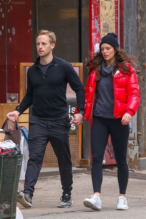 Emily Didonato And Husband Kyle Peterson Shopping In Soho Gotceleb