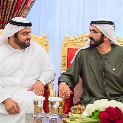 Mohammed Bin Hamad Bin Mohammed Al Sharqi Con Su Suegro Mohammed Bin