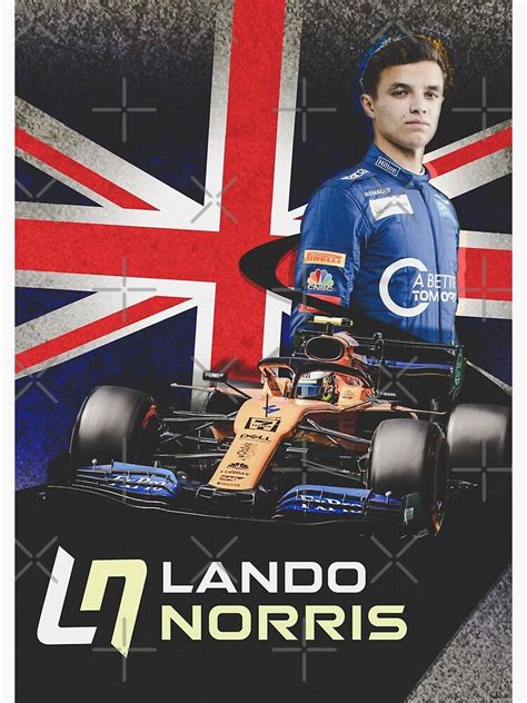 Lando Norris Poster For Sale By Thezestyoranges Redbubble