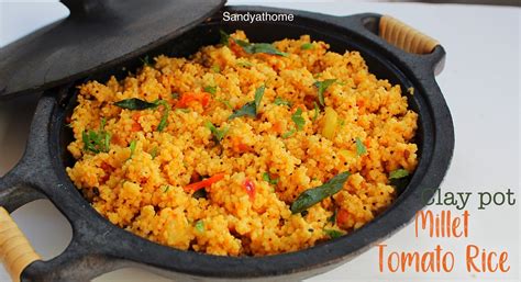 Kuthiraivali Tomato Rice Recipe Sandhyas Recipes