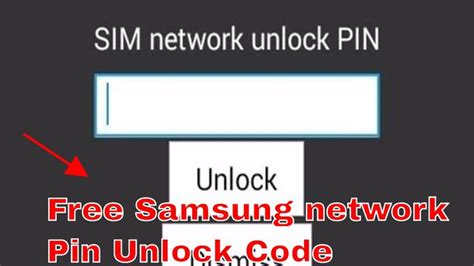 Sim Network Unlock Pin Free Code Unlock Codes For Samsung J1j2j3j5