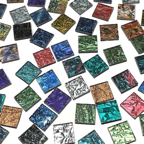 3 4 Van Gogh Stained Glass Mosaic Tile Mix Etsy