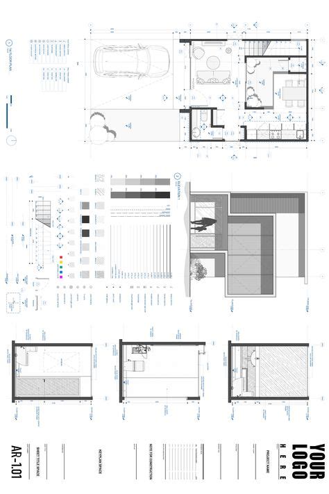 Sakti Studio Autocad Template Package With Images Architecture