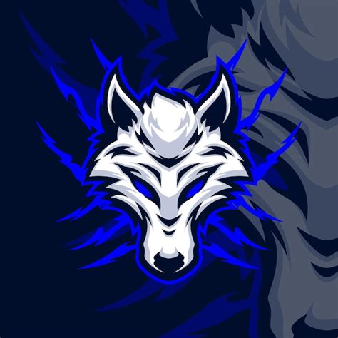 Wolf Mascot Logo Esport Ilustración Premium Vector Vector Premium
