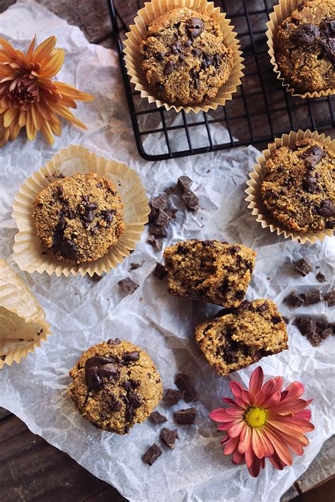 Grain Free Pumpkin Chocolate Chunk Muffins Tasty Yummies