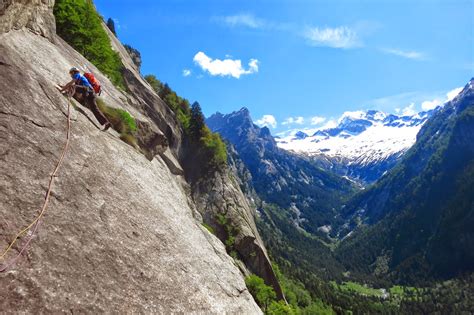 Italy Val Di Mello Climbing