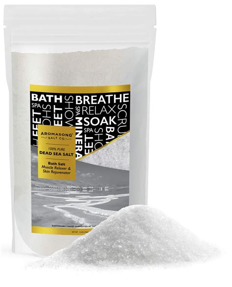 Dead Sea Salt Mineral Spa Bath Salts 5 Lbs Fine Grain Large Bulk