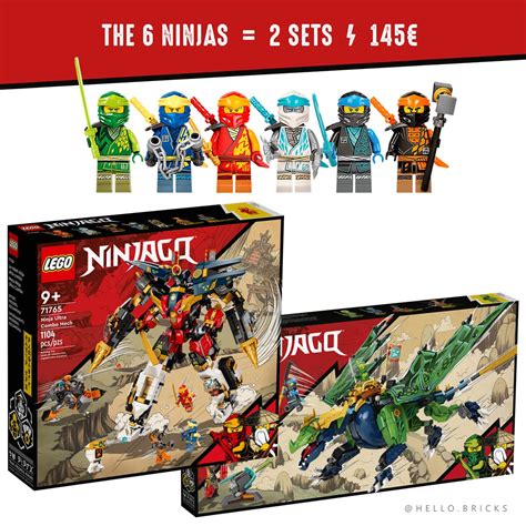 Lego Ninjago 2022 Quels Sets Acheter Pour Avoir Tous Les Ninjas