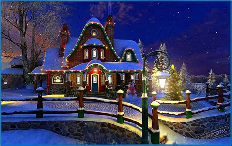 White Christmas 3d Screensaver Download Free
