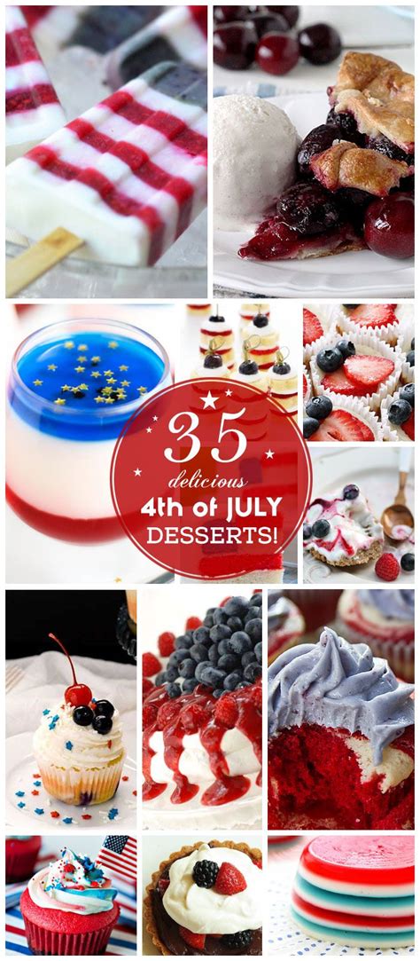 35 Easy 4th Of July Dessert Recipes 4th Of July Desserts Christmas