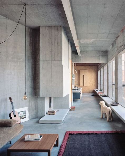 Interior Design On Instagram The Rawness Of Concrete Combined With