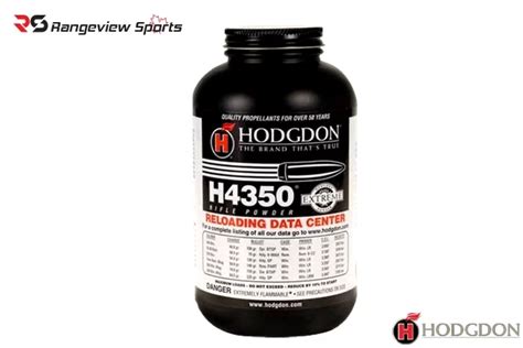 Hodgdon H4350 Smokeless Powder 1lb Rangeview Sports Canada