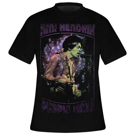 T Shirt Homme Jimi Hendrix Purple Haze Rock A Gogo