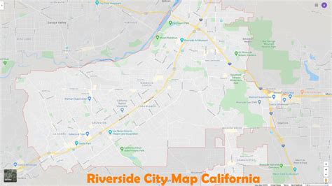 Riverside California Map