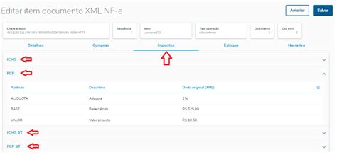 Cross Segmentos Linha Datasul MRE Como Visualizar Os Impostos Do Arquivo XML No Novo