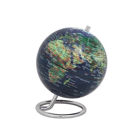 Mini Globe 135x17 Galilei Dark Blue Physical Continent Vertecchi Regalo