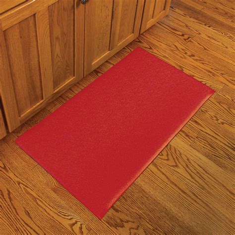 Kitchen mat plush decorative with non slip backing by ambesonne. NoTrax Kitchen Comfort Rug - Red at Hayneedle