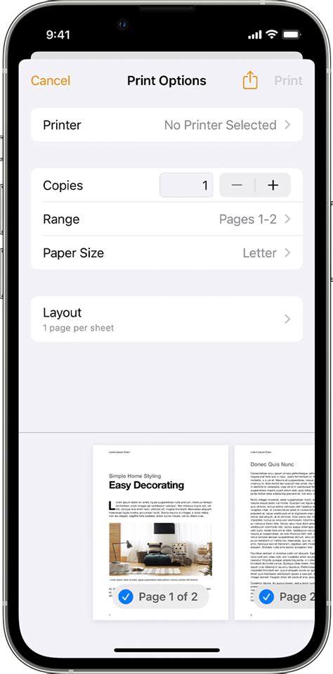 Use Airprint To Print From Your Iphone Or Ipad Apple Support