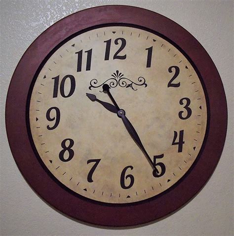 30 Inch Framed Large Wall Clock