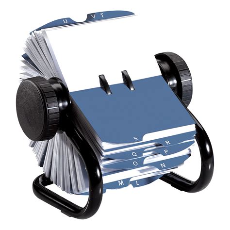 Rolodex Classic 200 Rotary Business Card Index File With 200 Sleeves 24